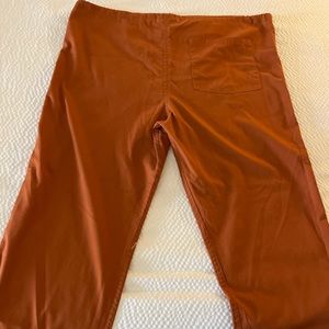 Texas Longhorns Pants Adult Large Orange Nurse Scrub Bottom Medical Uniform Men